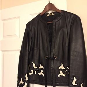 This jacket has been worn only twice.